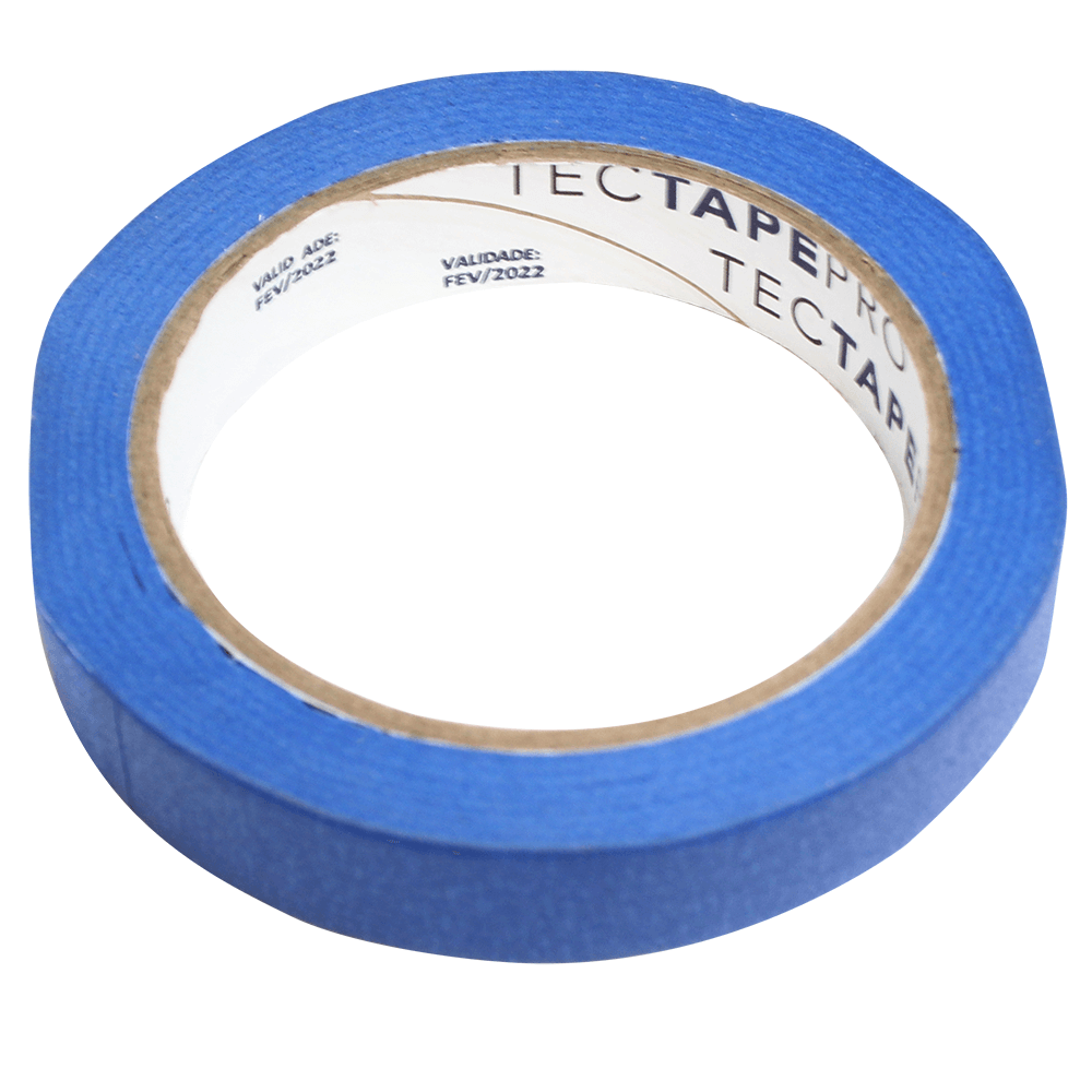 Fita Crepe Tectape PRO 240 Azul
